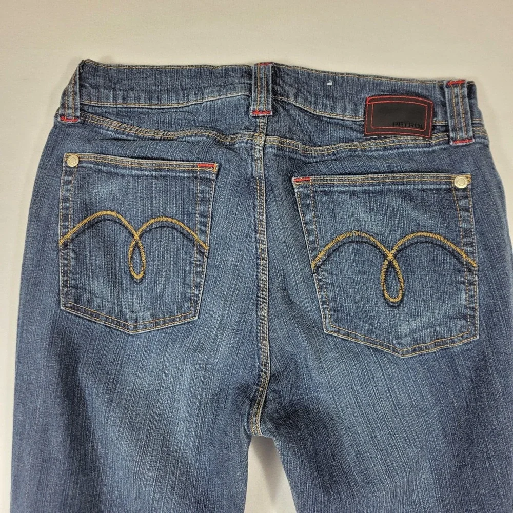 Petrol Denim Jeans Women's Size 29 Blue Cotton Bootcut Belt Loop Pockets